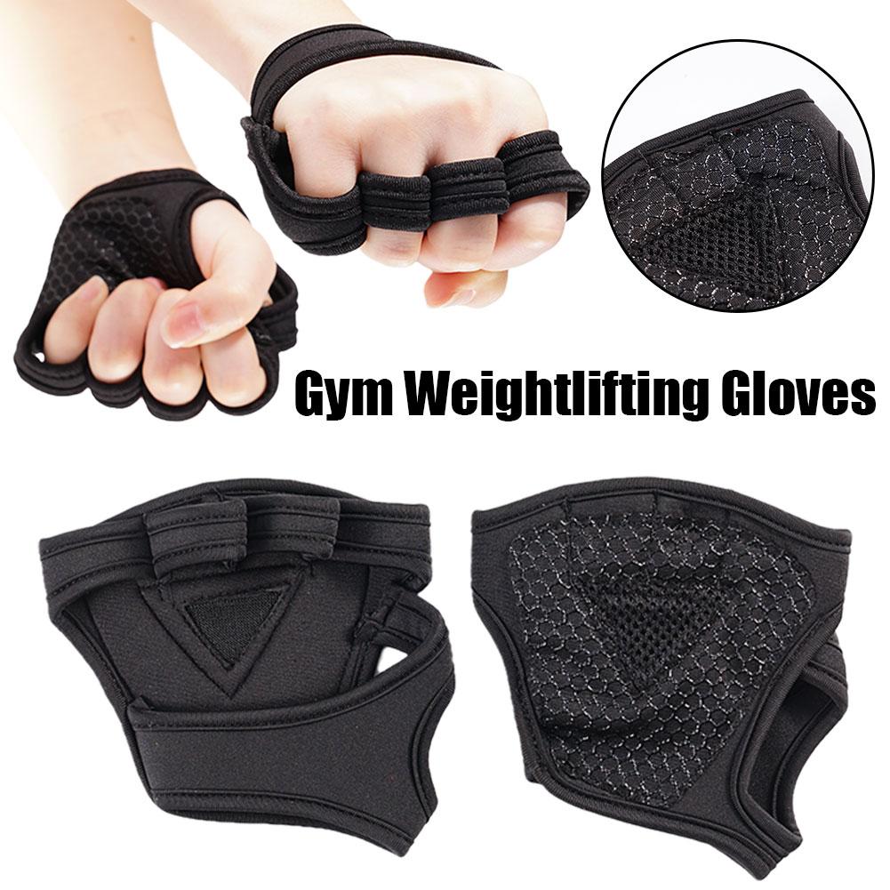 Weightlifting Gloves - Hand Palm Protector Gym Fitness Gloves