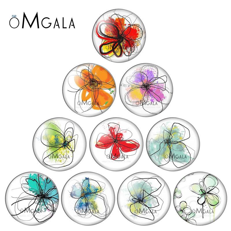Chalk Bag - Mix Color Art Drawing Flowers 12mm/14mm/16mm/18mm/20mm/25mm/30mm