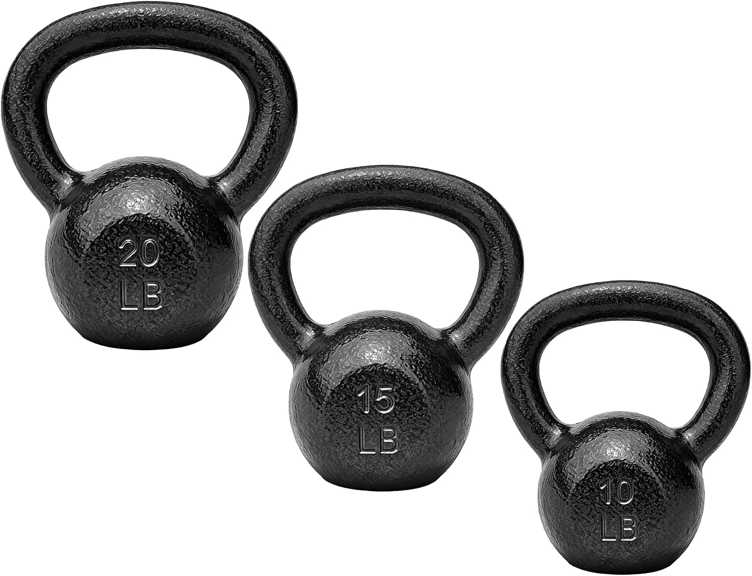 Cast Iron Kettlebells 5-50 LB  - Kettlebell 评论和价格
