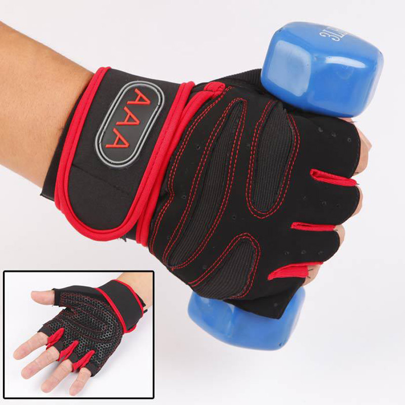 Half Finger Guantes Protective - Weightlifting Gloves 评论和价格