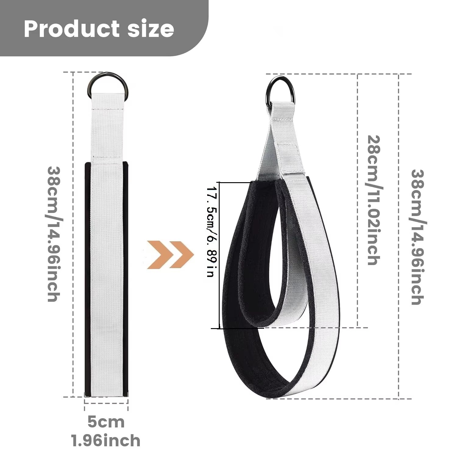 Pilates Reformer Loop Straps H - Gymnastic Ring 评论和价格