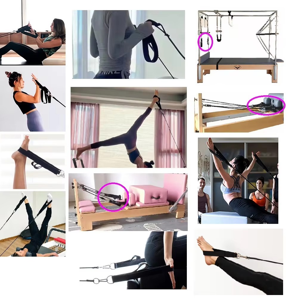 Pilates Reformer Loop Straps H - Gymnastic Ring 评论和价格